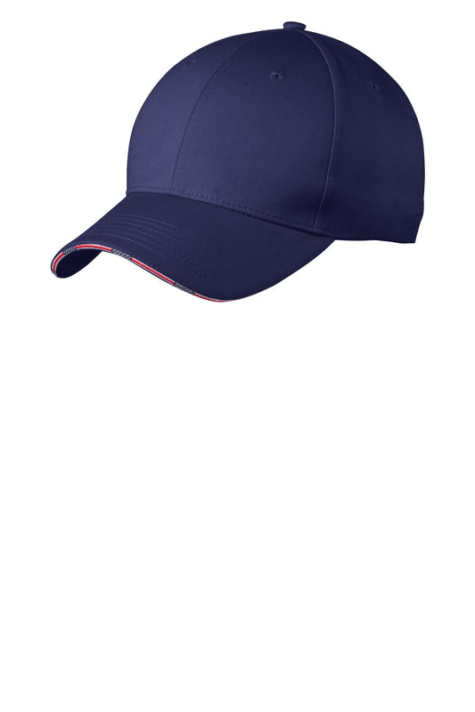 Custom Embroidered Port Authority Caps in Blue Crush