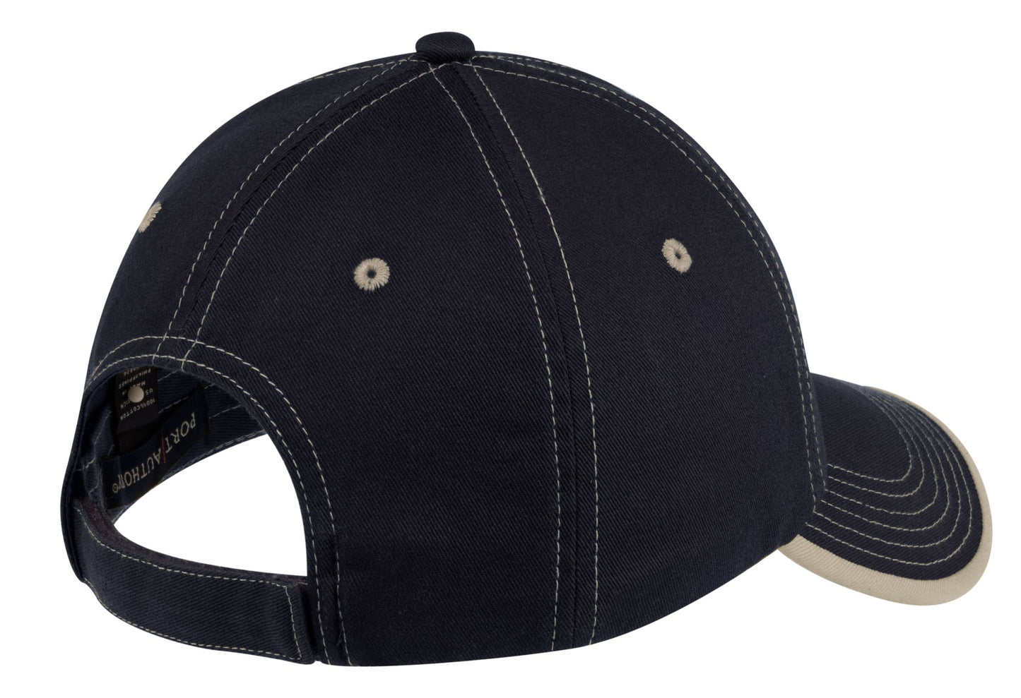 Port Authority Vintage Washed Contrast Stitch Cap.  C835