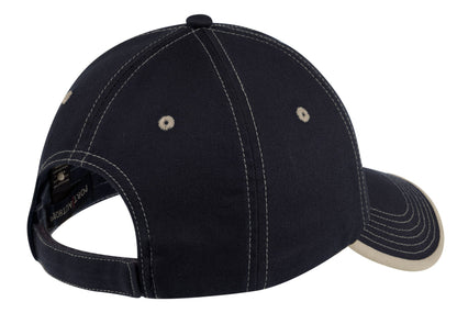 Port Authority Vintage Washed Contrast Stitch Cap.  C835