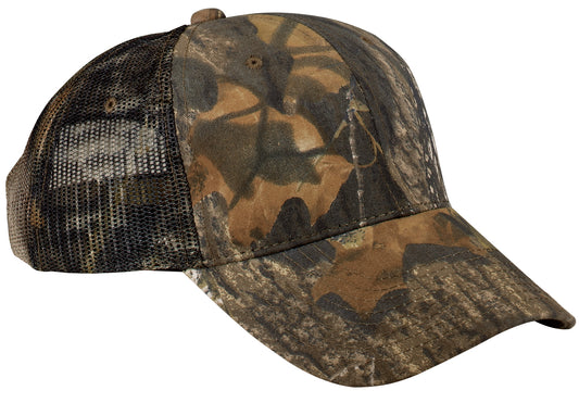 Custom Embroidered Port Authority Caps in Mossy Oak New Break-Up