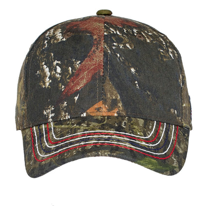 Port Authority Americana Contrast Stitch Camouflage Cap. C909
