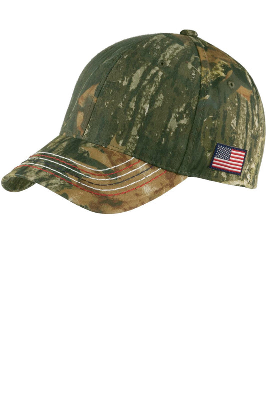 Custom Embroidered Port Authority Caps in Mossy Oak New Break-Up