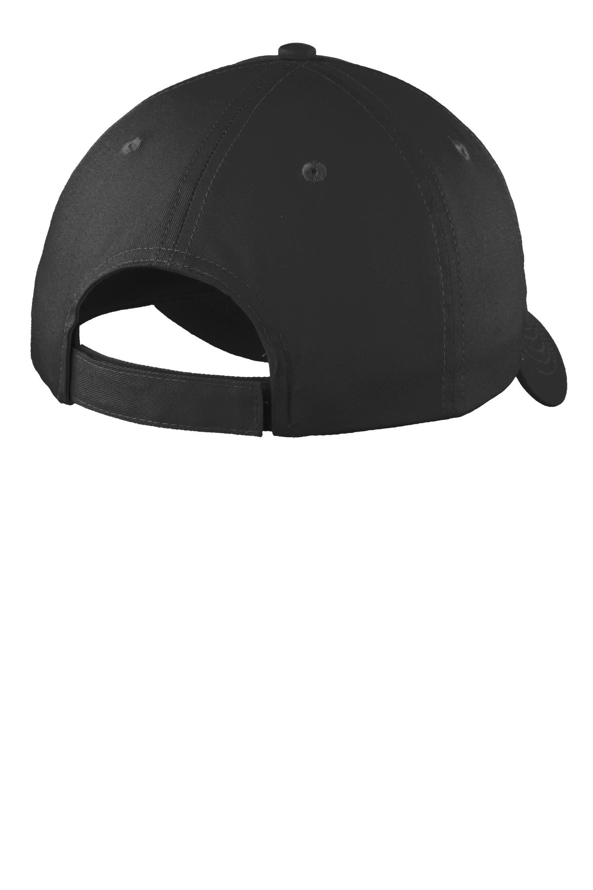 Custom Embroidered Port Authority Caps in Black