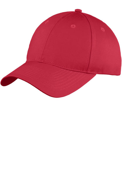 Custom Embroidered Port Authority Caps in Red
