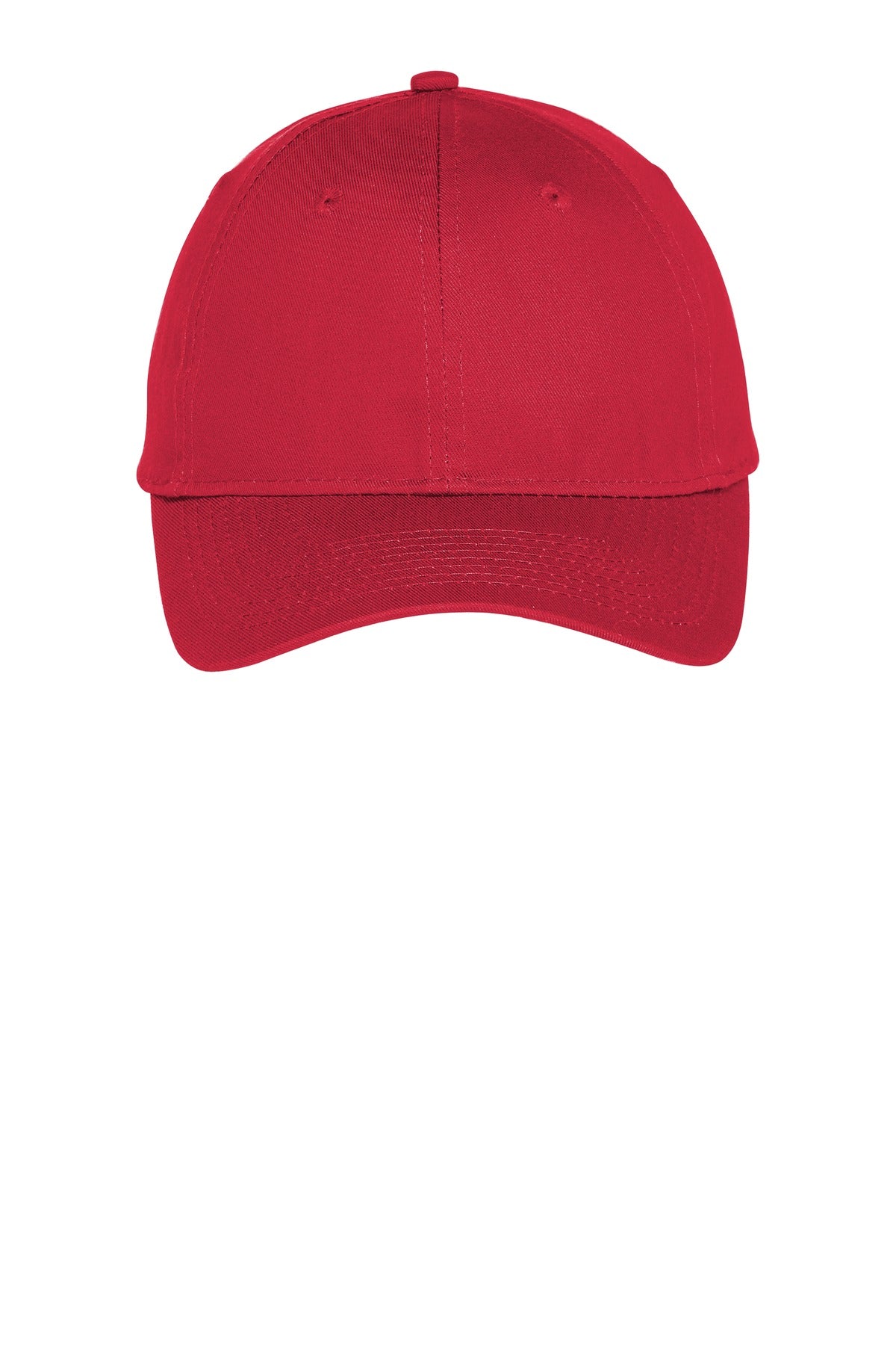 Custom Embroidered Port Authority Caps in True Red