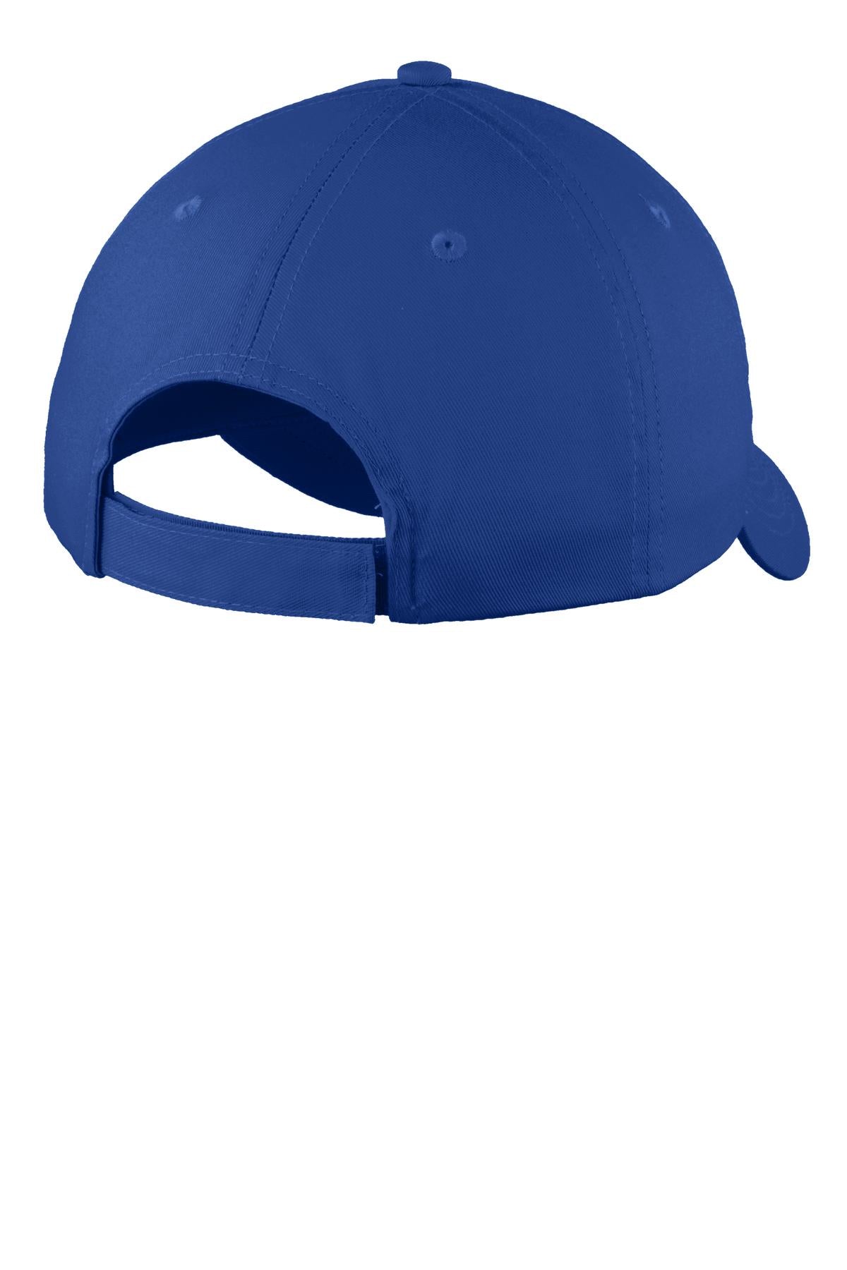 Custom Embroidered Port Authority Caps in Royal