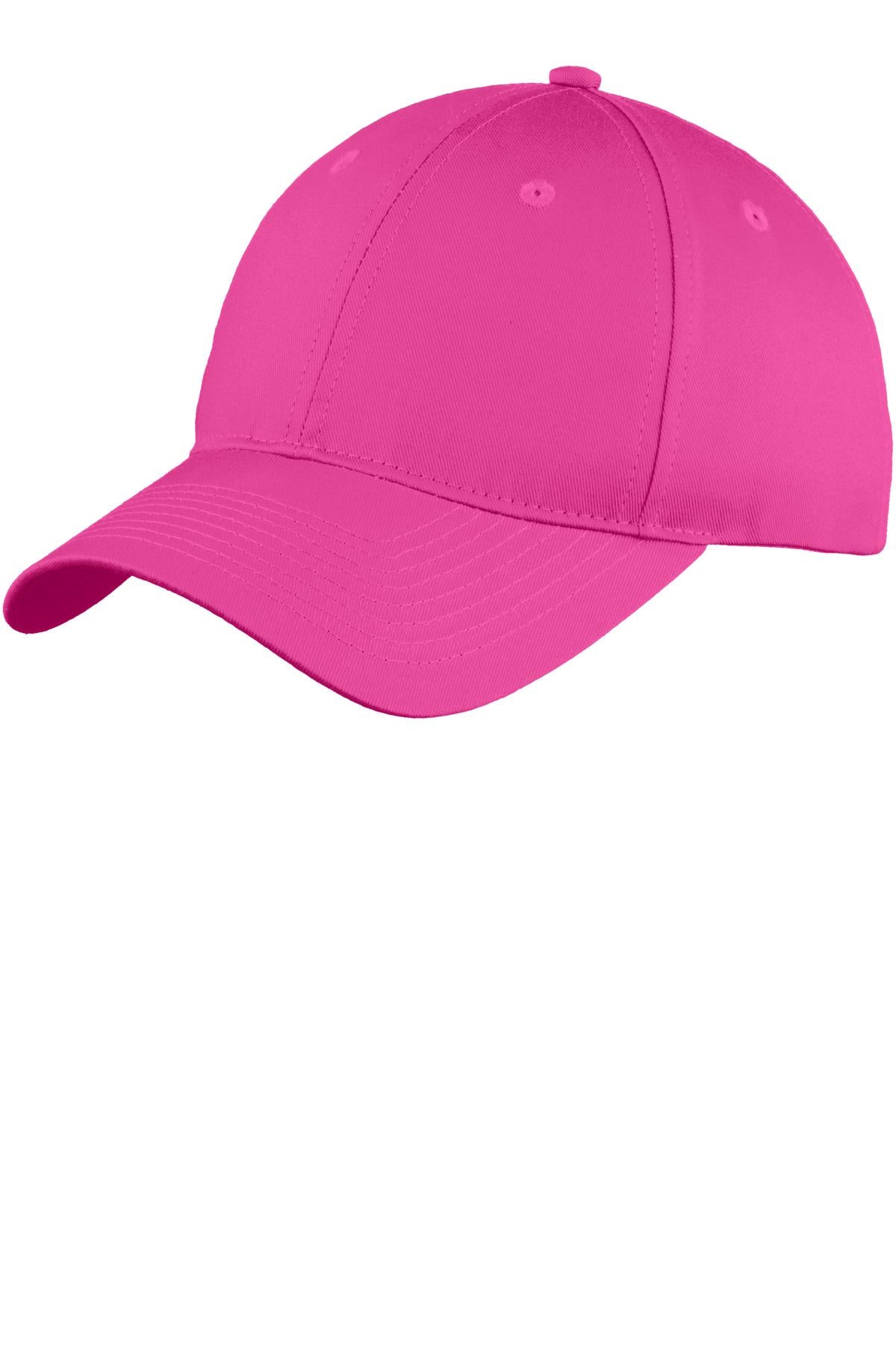 Custom Embroidered Port Authority Caps in Sangria