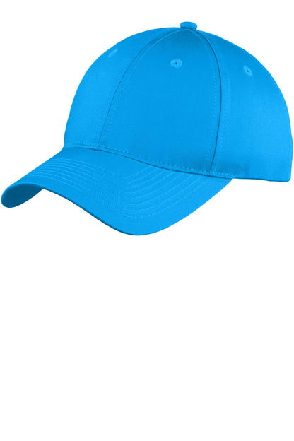 Custom Embroidered Port Authority Caps in Sapphire