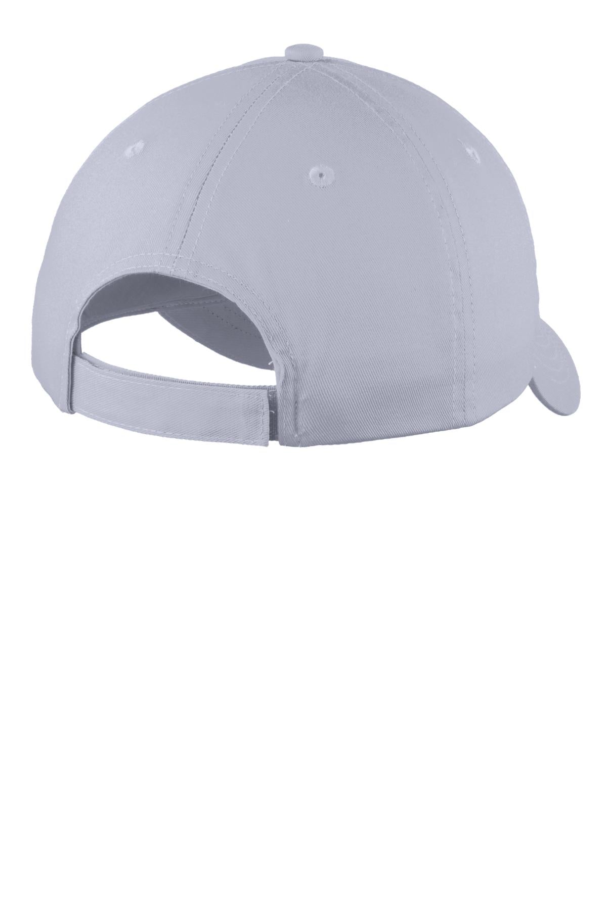Custom Embroidered Port Authority Caps in Silver