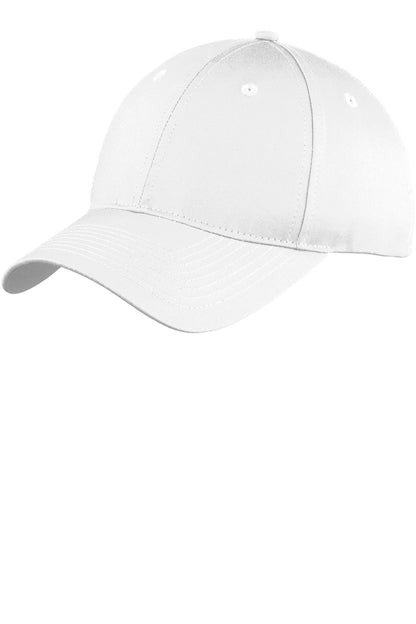 Custom Embroidered Port Authority Caps in White