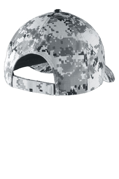 Port Authority Digital Ripstop Camouflage Cap. C925
