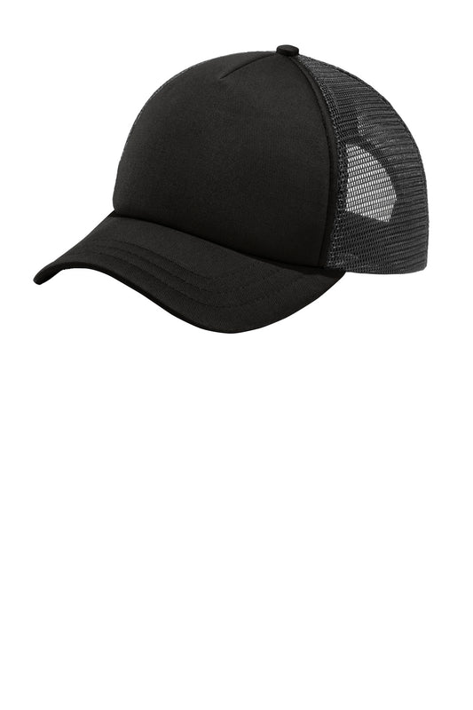 Custom Embroidered Port Authority Caps in Black/ Black