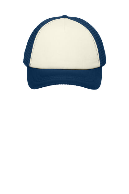 Port Authority  5-Panel Twill Foam Trucker Cap. C936