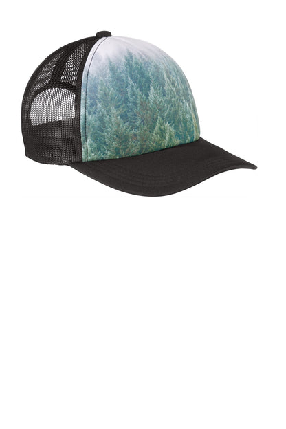 Port Authority  Photo Real Snapback Trucker Cap C950