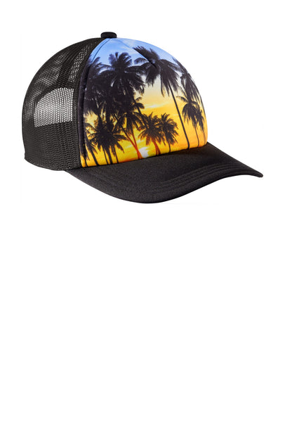 Port Authority  Photo Real Snapback Trucker Cap C950