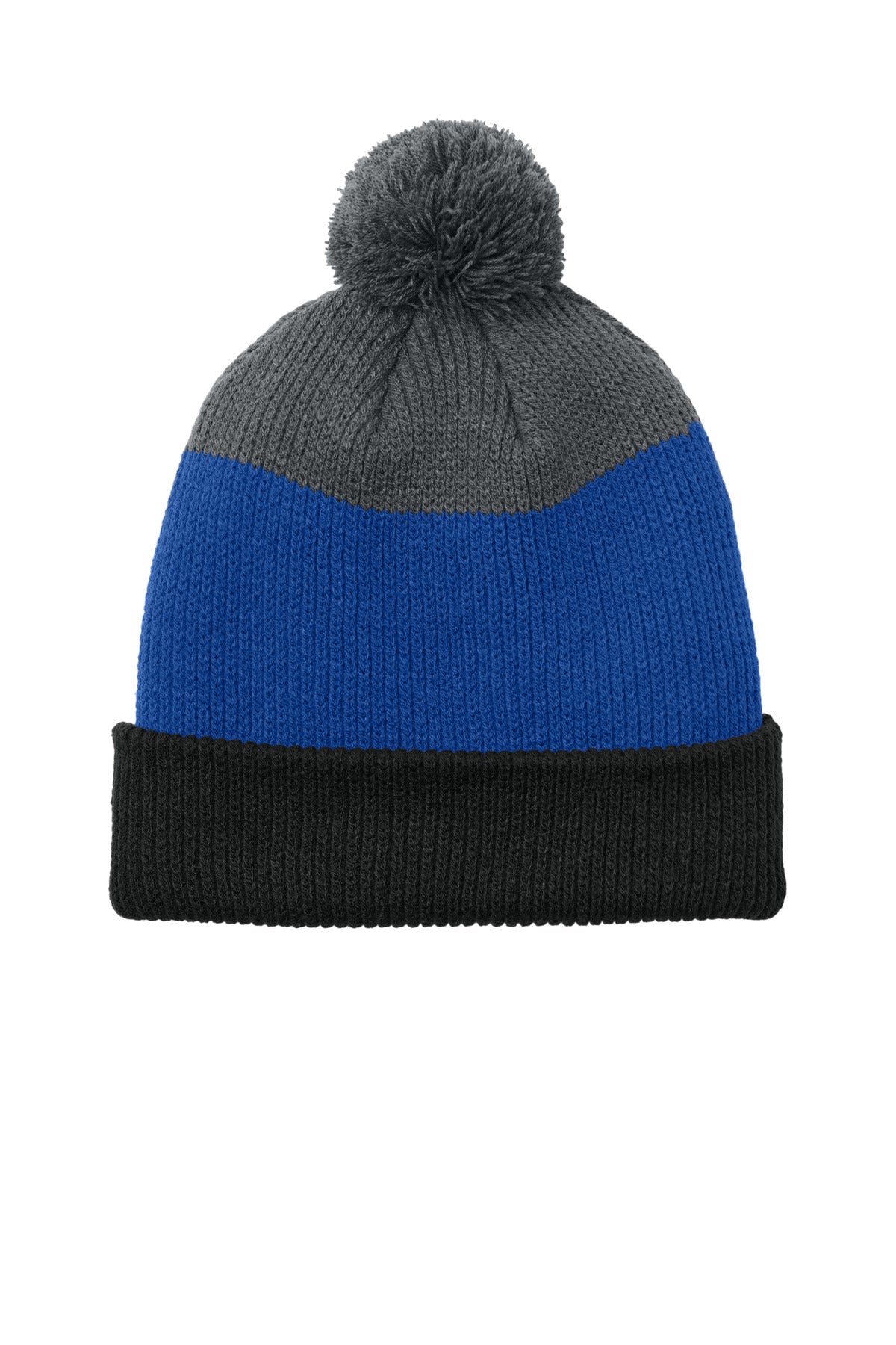 Port Authority Cozy Striped Pom Beanie C979