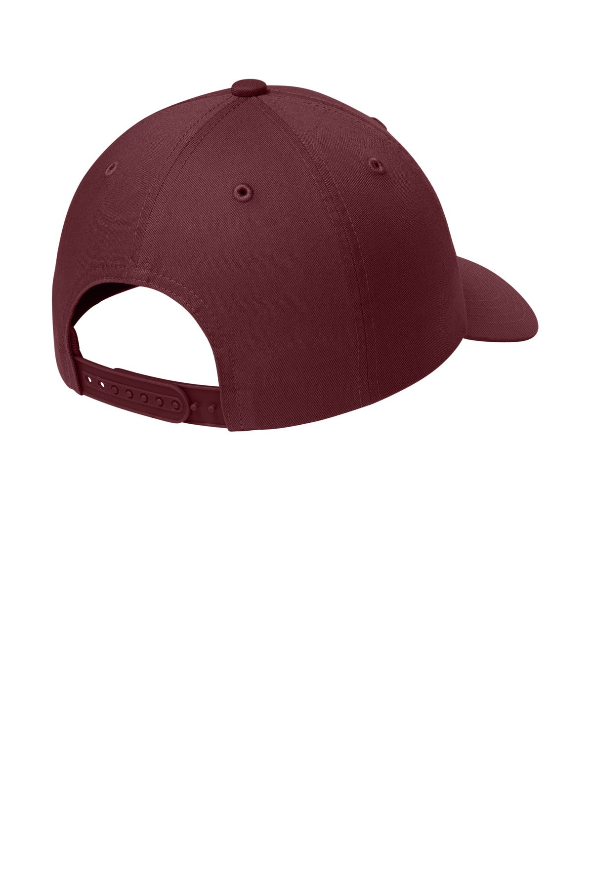 Custom Embroidered Port Authority Caps in Burgundy