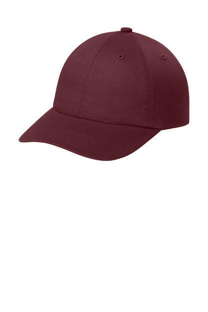 Custom Embroidered Port Authority Caps in Burgundy