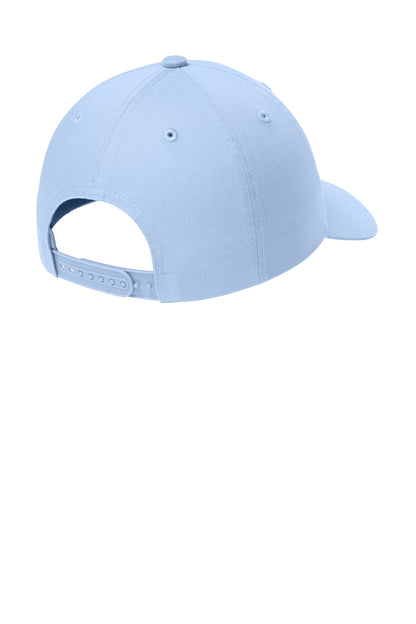 Custom Embroidered Port Authority Caps in Cloud Blue