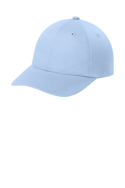Custom Embroidered Port Authority Caps in Cloud Blue