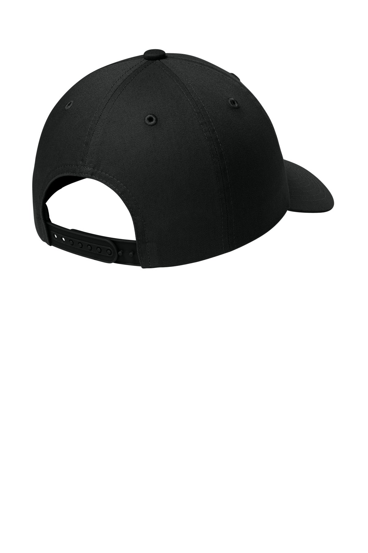 Custom Embroidered Port Authority Caps in Deep Black