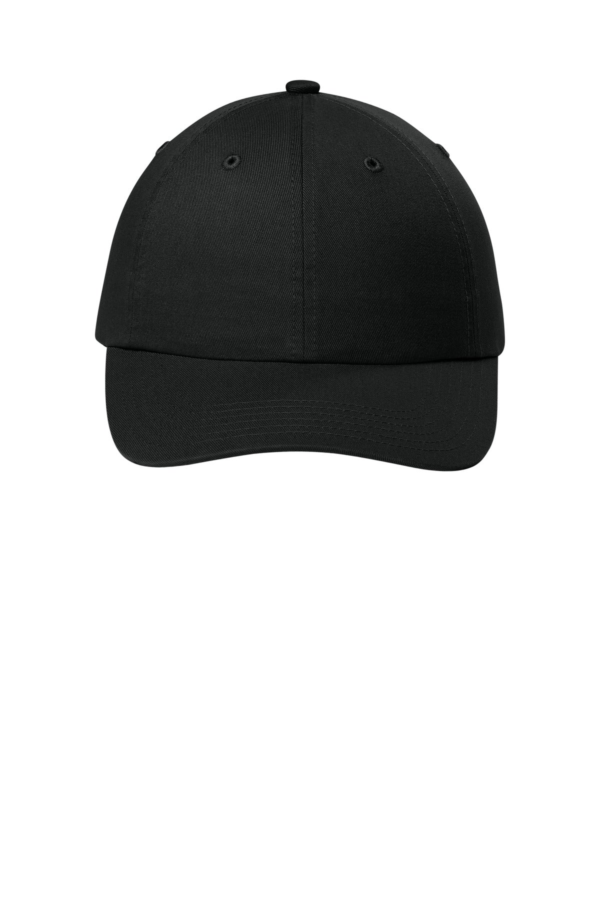 Custom Embroidered Port Authority Caps in Deep Black