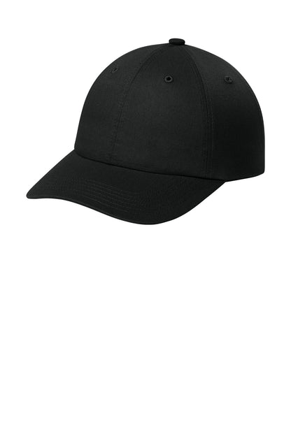 Custom Embroidered Port Authority Caps in Deep Black