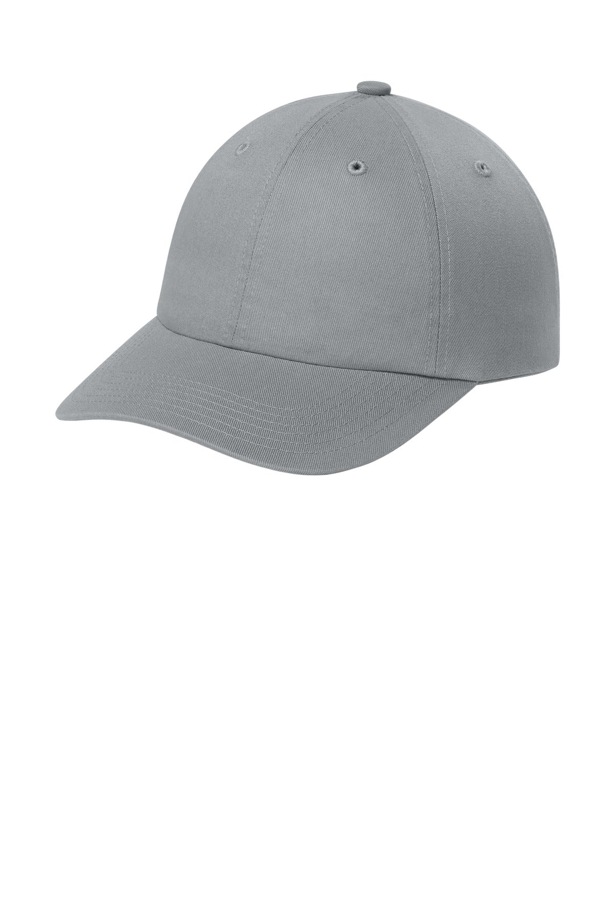 Custom Embroidered Port Authority Caps in Gusty Grey