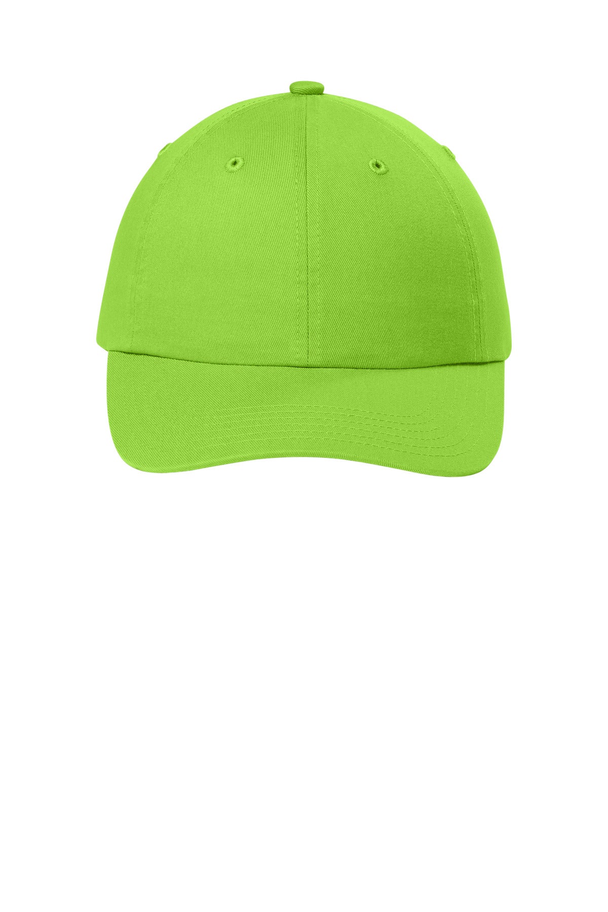 Custom Embroidered Port Authority Caps in Lime