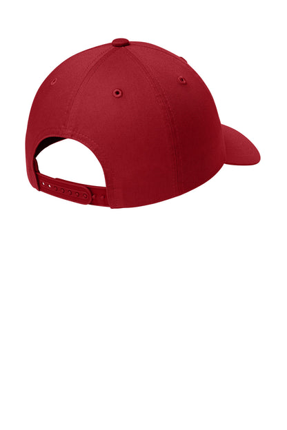 Custom Embroidered Port Authority Caps in Rich Red