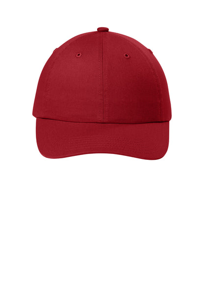 Custom Embroidered Port Authority Caps in Rich Red