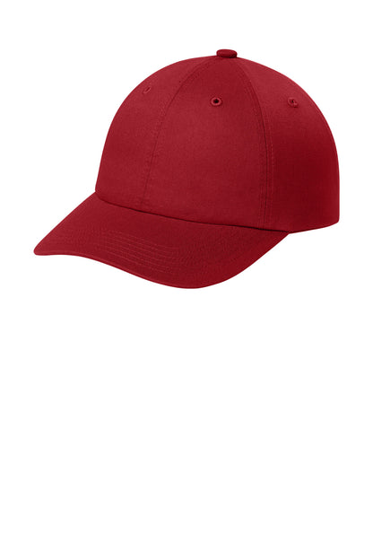 Custom Embroidered Port Authority Caps in Rich Red