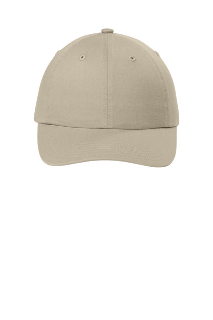 Custom Embroidered Port Authority Caps in Sahara