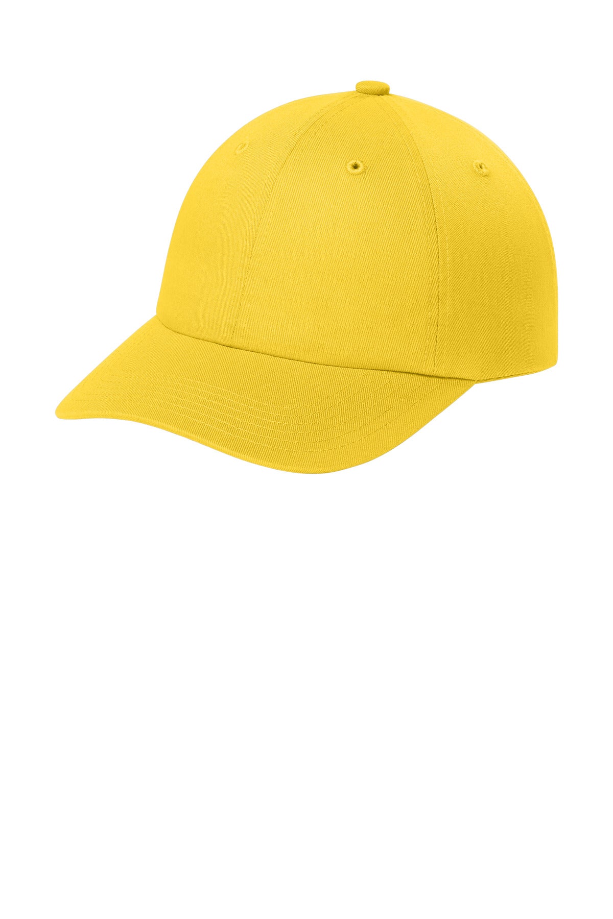 Custom Embroidered Port Authority Caps in Sunflower Yellow