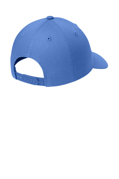 Custom Embroidered Port Authority Caps in Ultramarine Blue