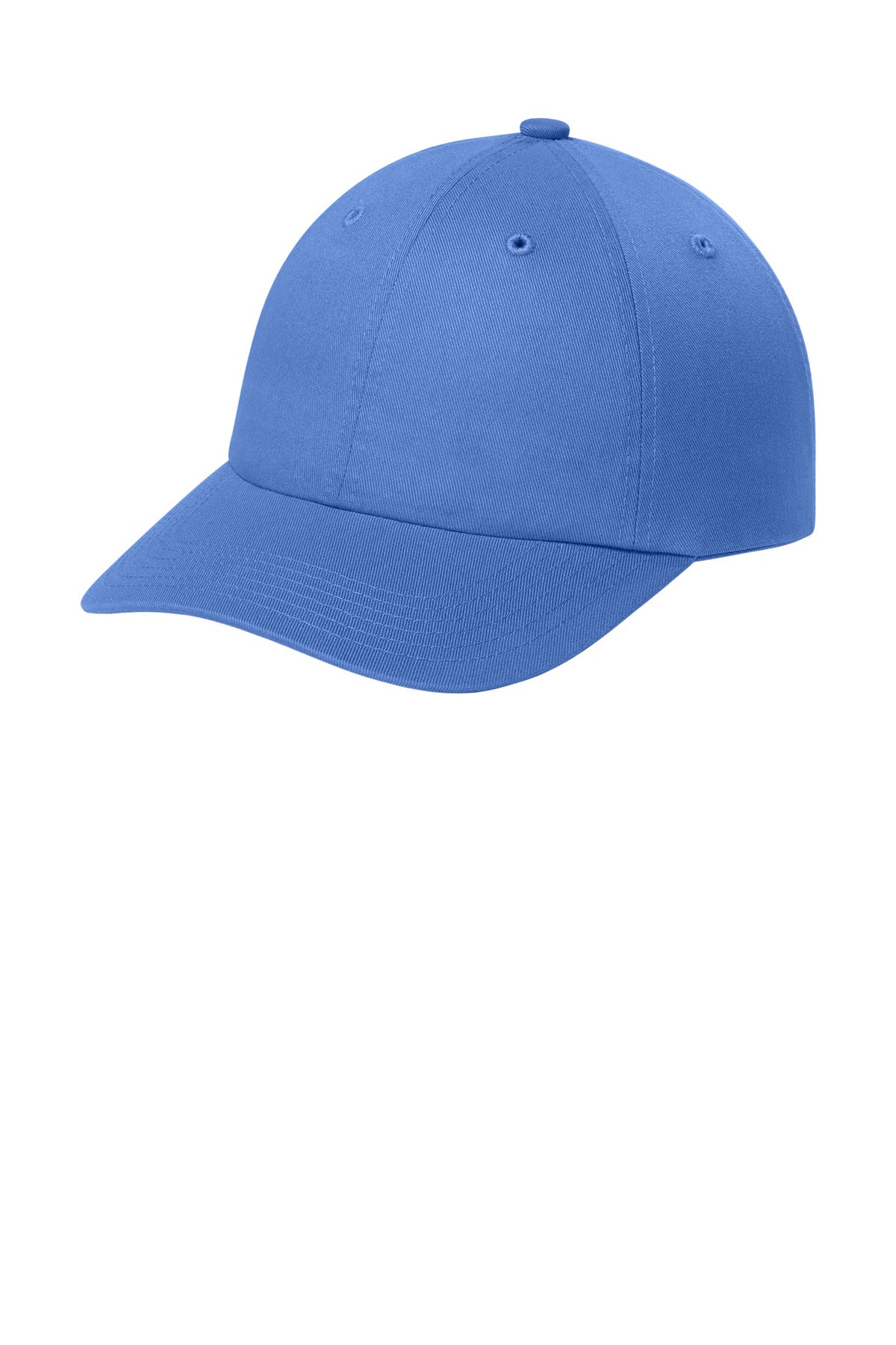 Custom Embroidered Port Authority Caps in Ultramarine Blue