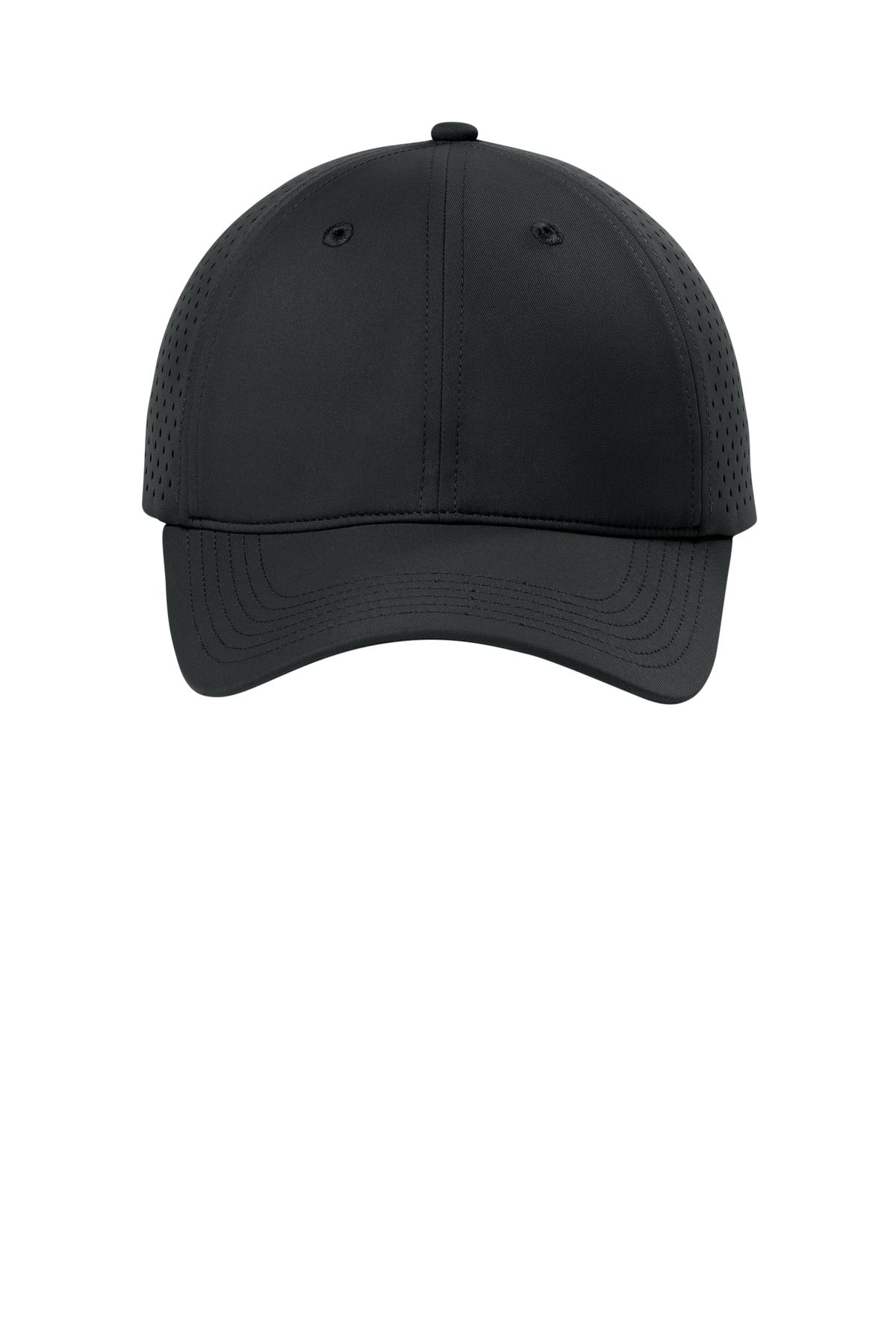 Custom Embroidered Port Authority Caps in Deep Black