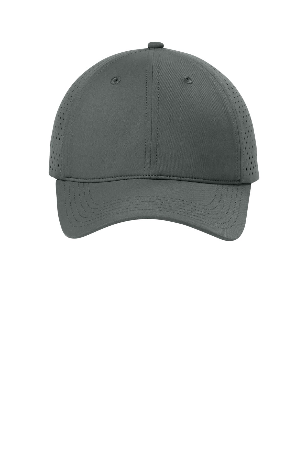 Custom Embroidered Port Authority Caps in Storm Grey