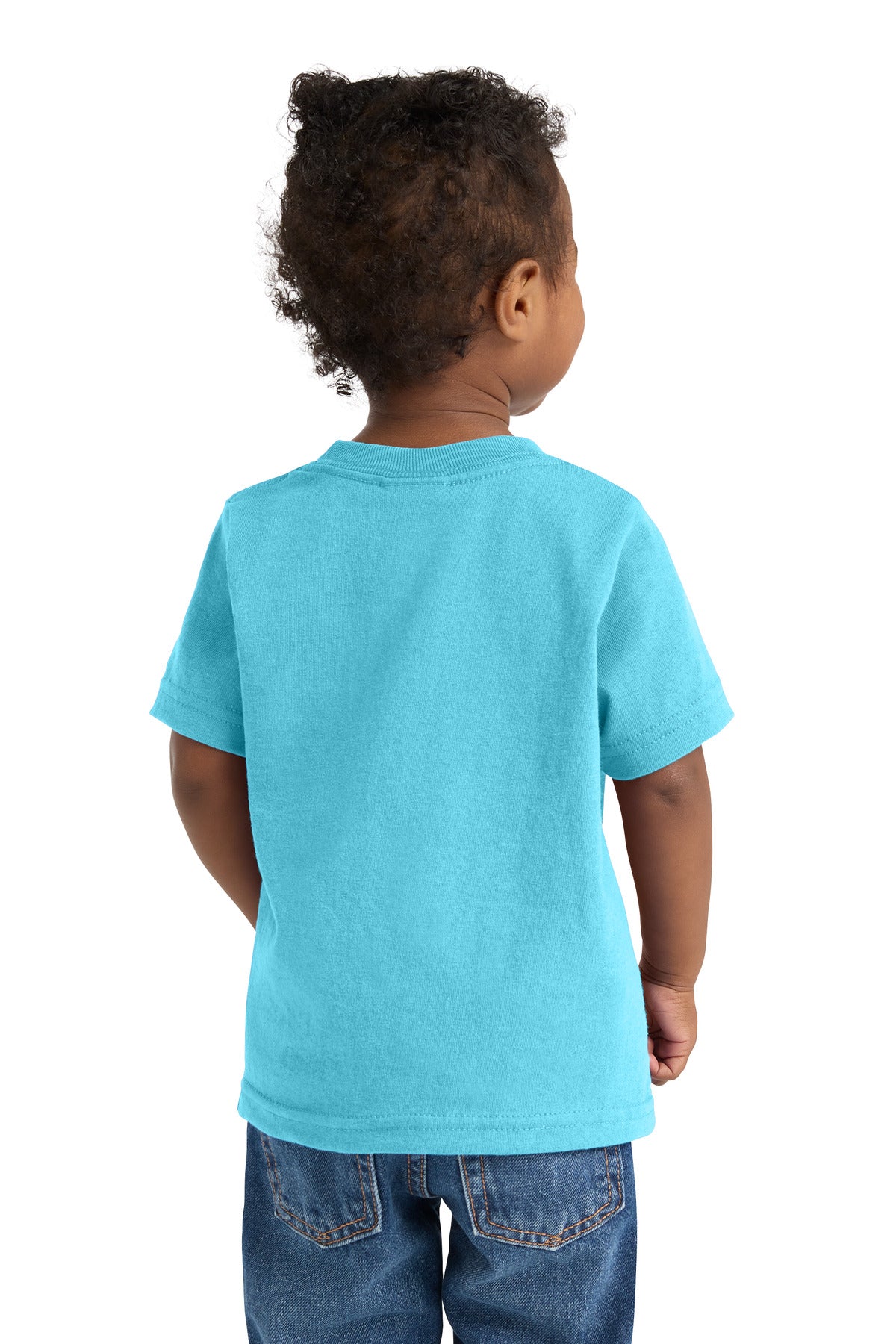 Custom Embroidered Port & Co Clothing in Aquatic Blue