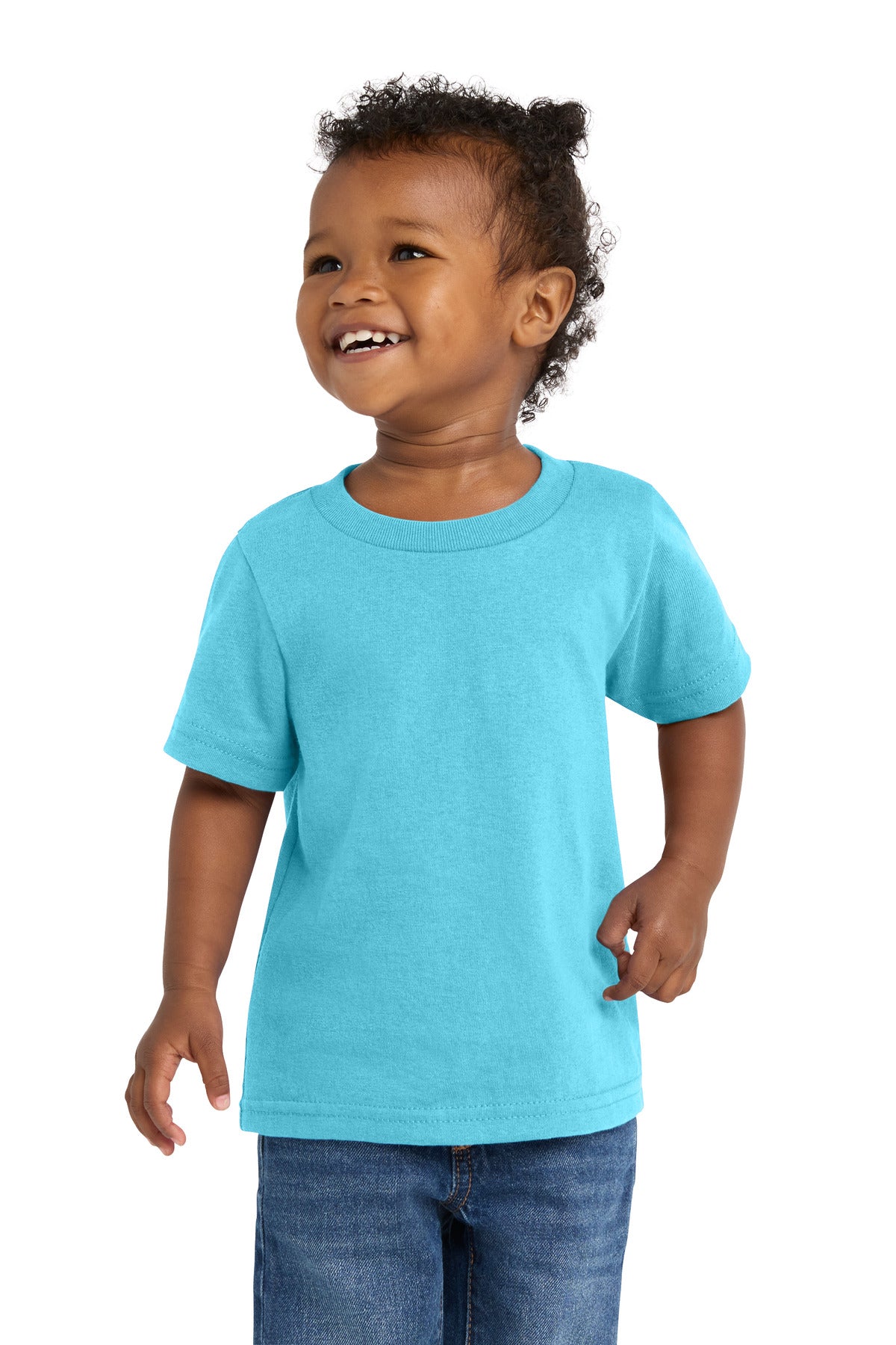 Custom Embroidered Port & Co Clothing in Aquatic Blue