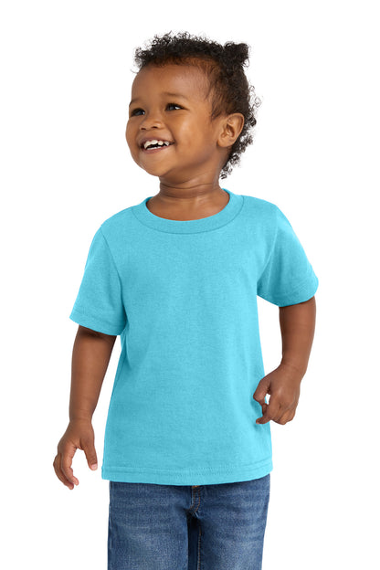 Custom Embroidered Port & Co Clothing in Aquatic Blue