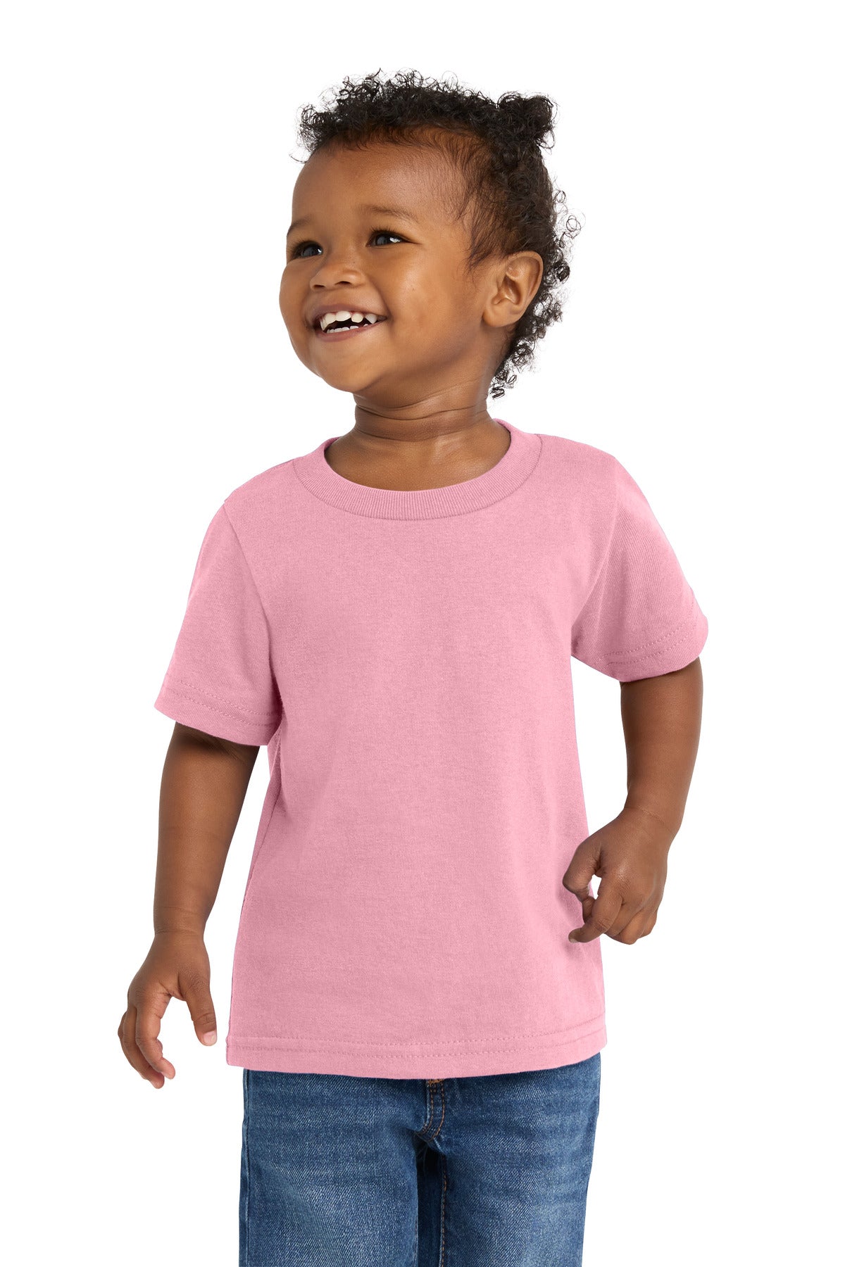 Custom Embroidered Port & Co Clothing in Candy Pink