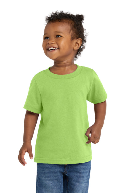 Custom Embroidered Port & Co Clothing in Lime
