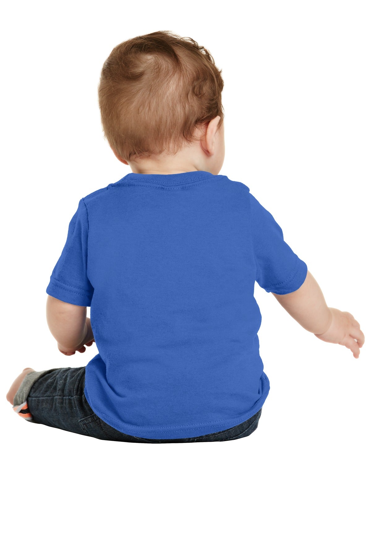 Custom Embroidered Port & Company Infant Core Cotton Tee. CAR54I,Royal
