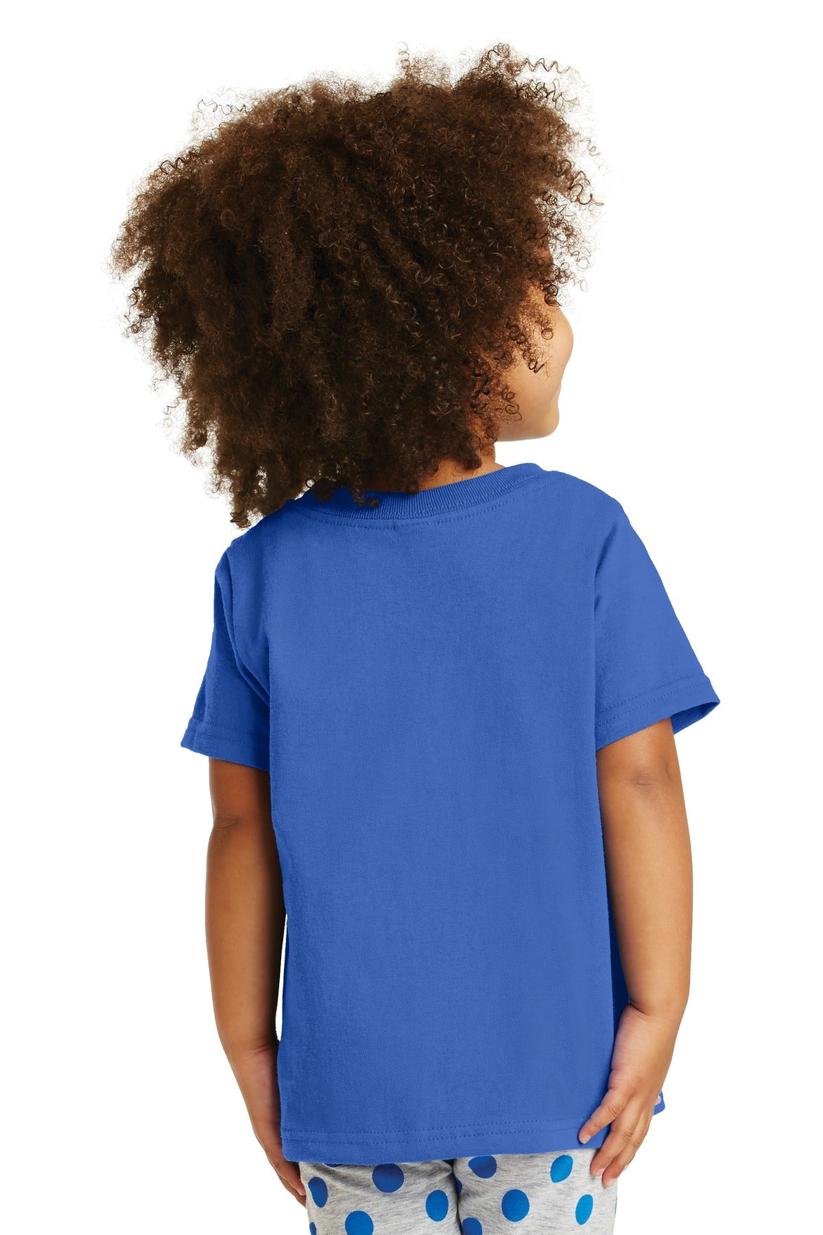 Custom Embroidered Port & Company Toddler Core Cotton Tee. CAR54T,Royal