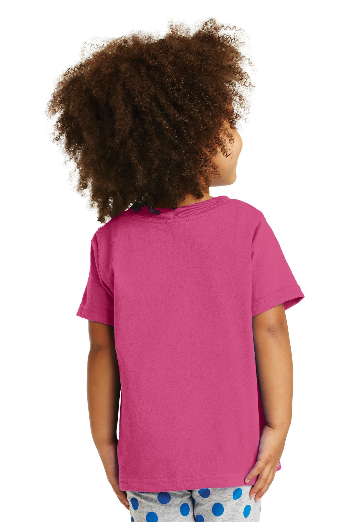 Custom Embroidered Port & Company Toddler Core Cotton Tee. CAR54T,Sangria