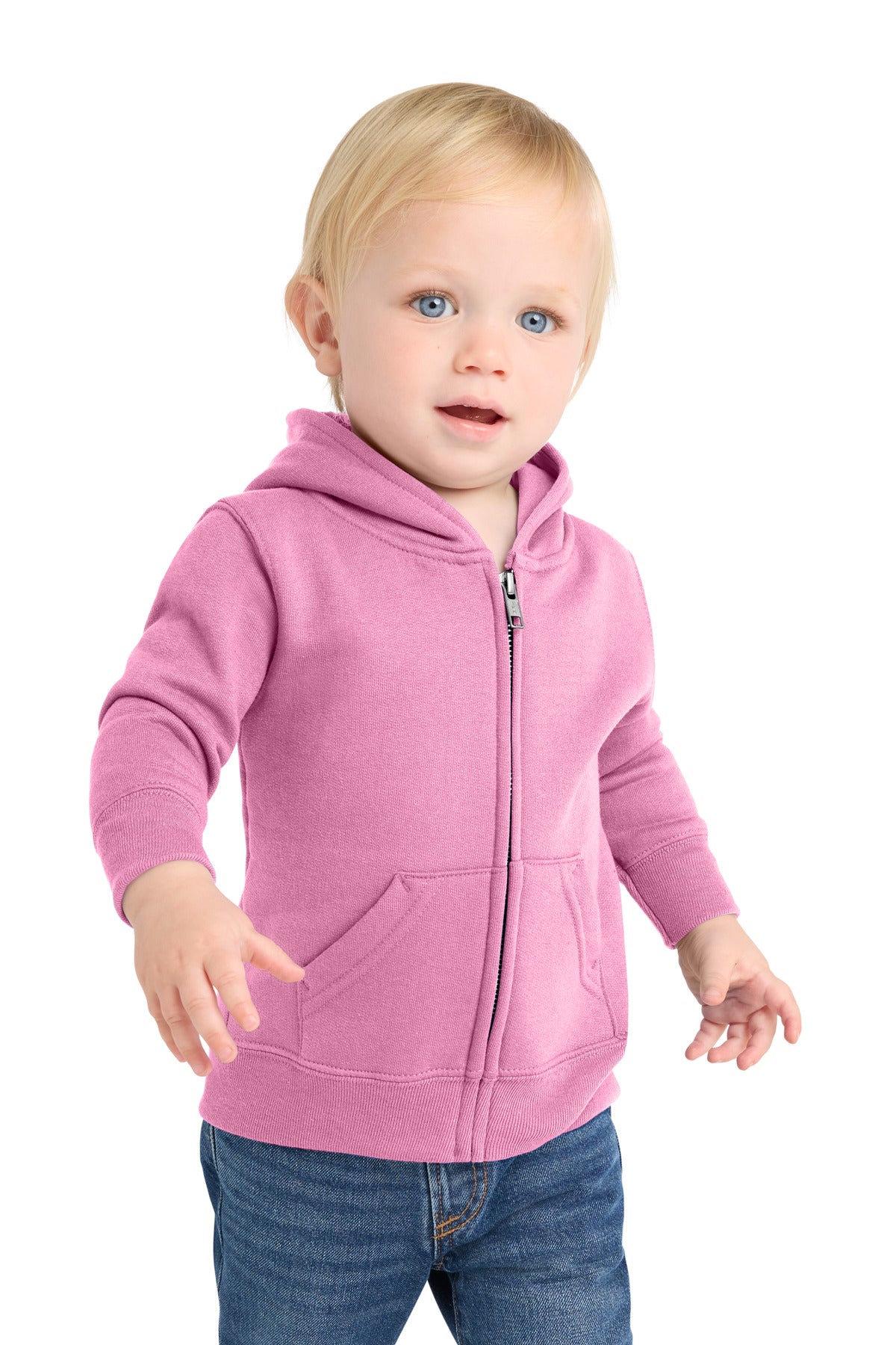Custom Embroidered Port & Co Clothing in Candy Pink
