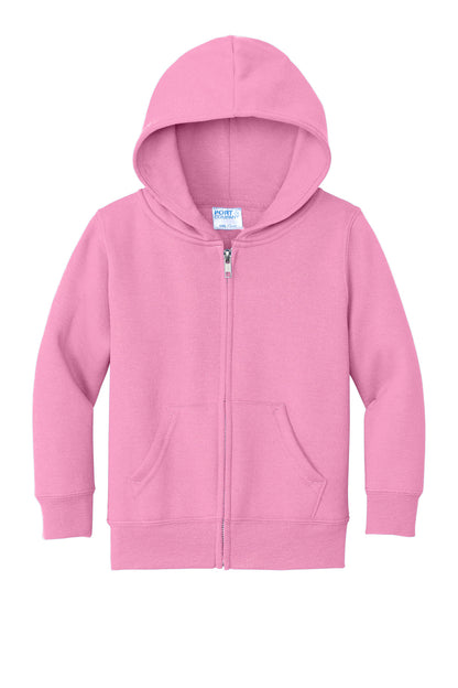 Port & Company Toddler Core Fleece Full-Zip Hooded Sweatshirt. CAR78TZH