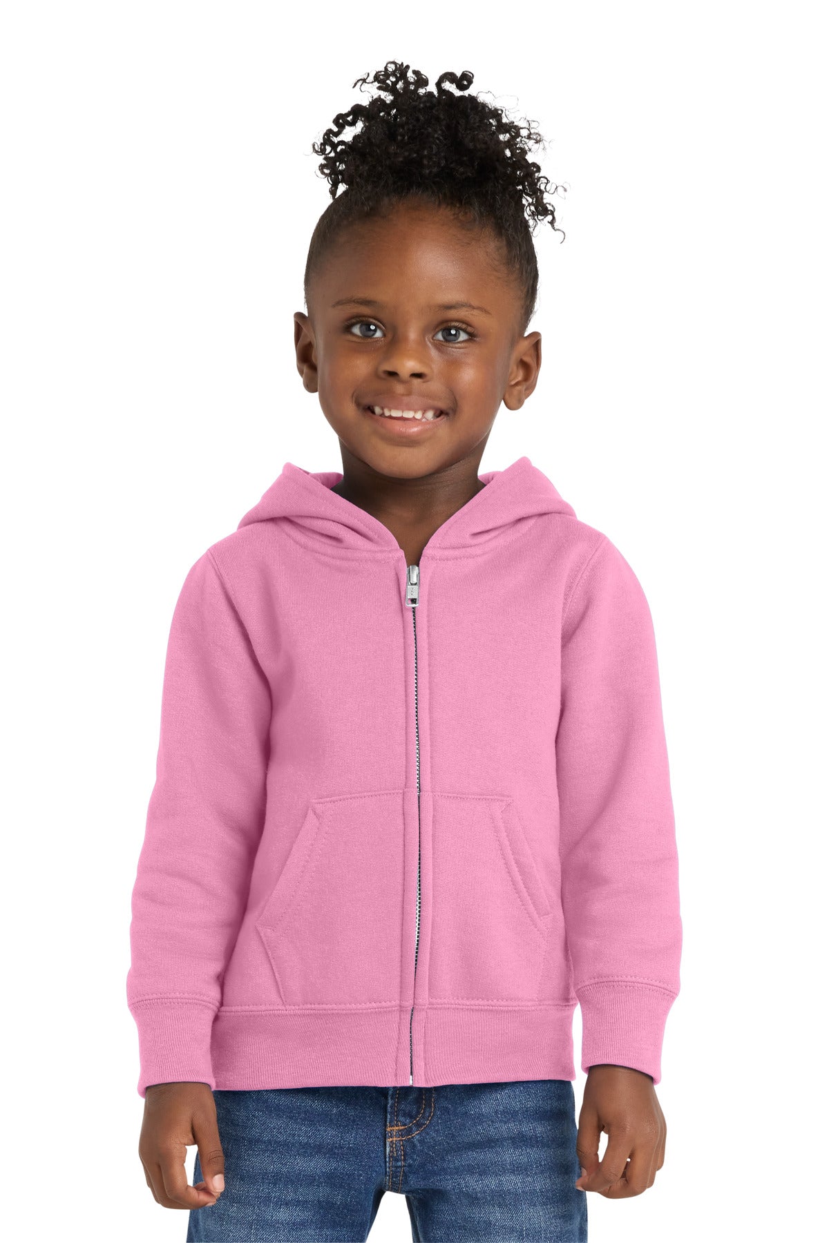 Custom Embroidered Port & Co   in Candy Pink