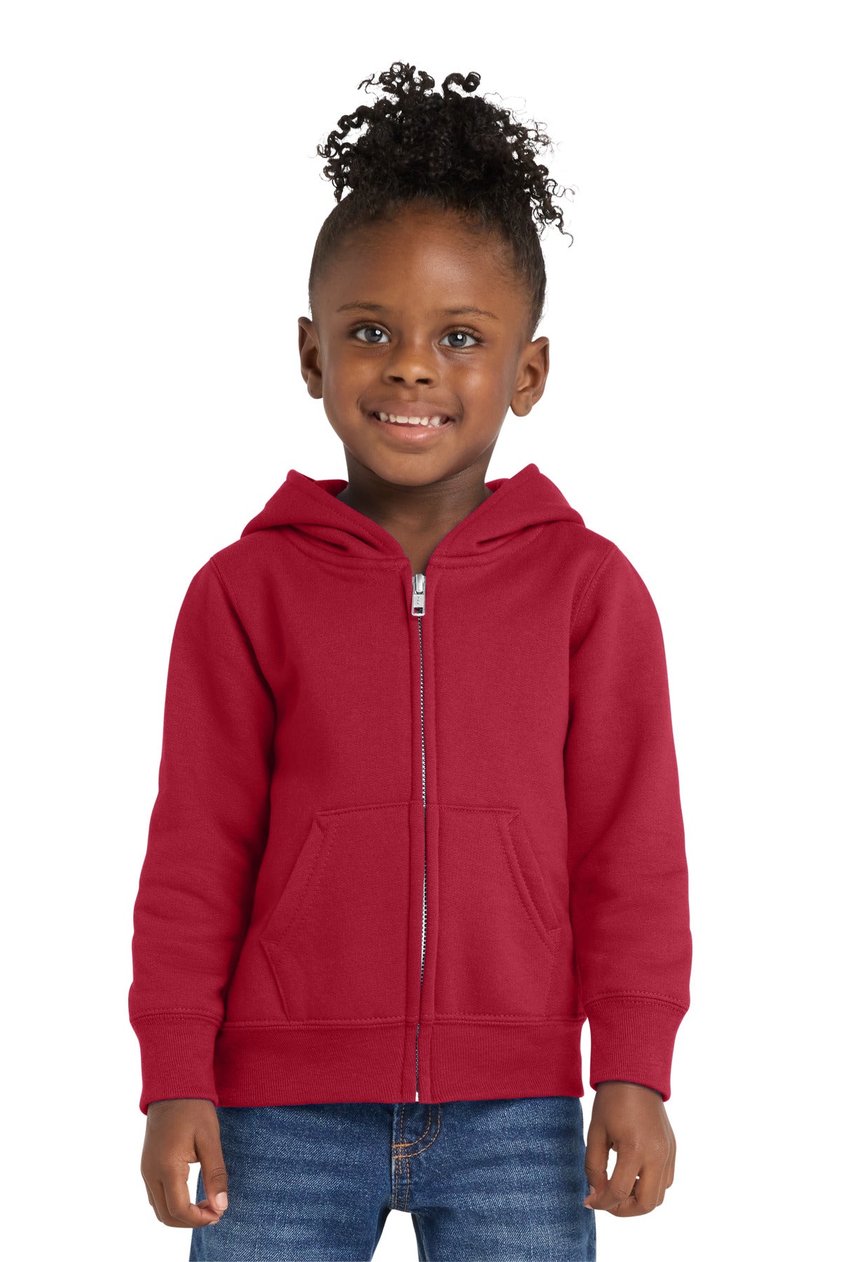 Custom Embroidered Port & Co   in Red